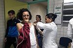 Curso de Graduação em Enfermagem do ITES na Campanha Preventiva